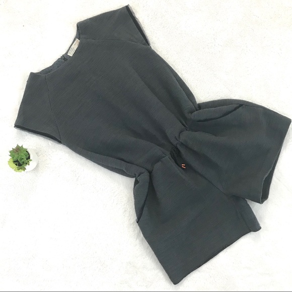 Zara Other - Zara Soft Collection Girls Gray Mesh Accent Romper